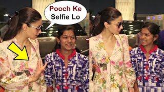 Alia Bhatt Gets Angry On Fan For Taking Selfie Without Permission On Airport