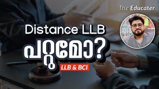 Distance LLB പറ്റുമോ?