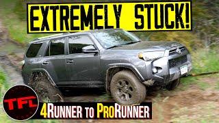 A Bone-Stock Toyota 4Runner Takes on Tumbleweed. It Does Not Go Well Can We Even Get It Unstuck?