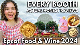 Every Booth at Epcot Food and Wine 2024 Honest Reviews What to Eat and Skip