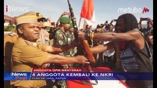 Menyerah 4 Orang KKB dari Organisasi Papua Merdeka Resmi Kembali ke NKRI - iNews Pagi 1206