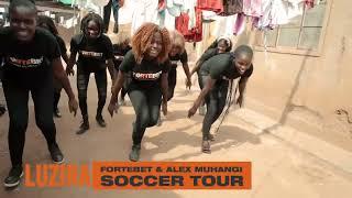 FORTEBET & ALEX MUHANGI SOCCER TOUR IN KAMPALA CITY