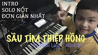 SẦU TÍM THIỆP HỒNG  intro solo nốt ĐƠN GIẢN NHẤTrumba Am+3tempo 83. #ANGT #sautimthiephong