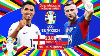  LIVE พากย์บอลสด ยูโร 2024  อังกฤษ 2-1 สโลวาเกีย รอบ 16 ทีมสุดท้าย   30-6-67