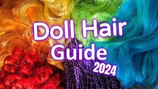 Doll Hair Guide 2024 Kanekalon Saran Nylon & Polypropylene