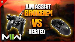 Is the COD Aim Assist broken? We tested it Mouse vs Controller - Call of Duty MW2
