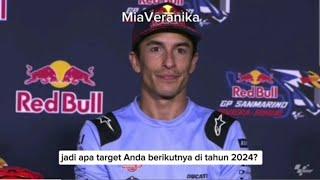 FULL SUB INDO Konferensi Pers MotoGP San Marino 2024  Marc Marquez Pecco Bagnaia Jorge Martin