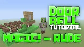 MAGIC - Rude Noteblock Door Bell Tutorial Minecraft XBOXPSPC