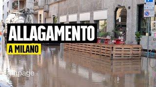 Allagamento a Milano e 400 famiglie senza elettricità In pochi minuti invasi dallacqua