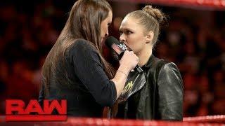 Ronda Rousey demands an apology from Stephanie McMahon Raw Feb. 26 2018