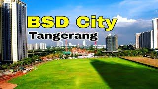 Bumi Serpong Damai  BSD City Tangerang  Banten  Drone view
