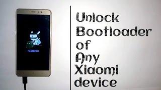 Unlock bootloader of any Xiaomi device  Official method