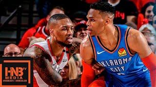 Oklahoma City Thunder vs Portland Trail Blazers - Game 1 - Full Game Highlights  2019 NBA Playoffs