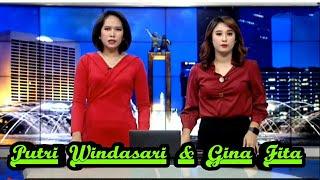 Putri Windasari & Gina Fita in PETAN NEWS - TVOne Sunday 25 February 2024