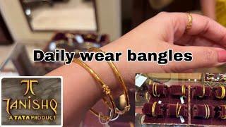 Daily wear Gold Bangle Designs with Pricebangles designdaily wear bangles in golddeeyaHindi