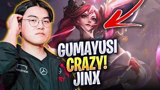 GUMAYUSI CRAZY GAME WITH JINX - T1 Gumayusi Plays Jinx ADC vs Xayah  Season 2024