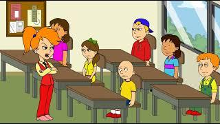 Caillou Burps in class contains some bad language