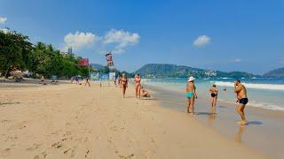 Trip to Phuket Thailand. Walking Tour to Patong Beach - 4K -  18.4.2024