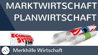 Freie Marktwirtschaft & Planwirtschaft  Zentralverwaltungswirtschaft im Vergleich - Einfach erklärt