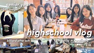 school vlog senior year CHAOTIC & VERY REALISTIC  UPHC