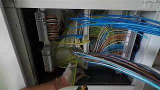 Replacing and wiring an electric panel - Cool time lapse video