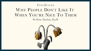 Why people DONT LIKE IT when you are NICE to them mind the gap in your attraction