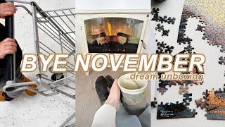 Bye November  SAHM DITL Vlog Unboxing