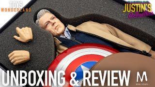 Avengers Endgame Old Captain America 16 Scale Figure Unboxing & Review