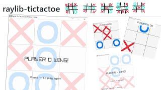 Making Tic-Tac-Toe in Raylib with C