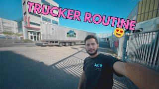 Experience a Truckers Morning Routine Starting the Day with the First Light