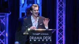 Andrew Garfield wins Best Actor in a Play for Angels in America at the 2018 Drama Desk Awards