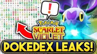 ALL CONFIRMED RETURNING POKEMON LEAKED UPDATED GEN 9 POKEDEX LEAKS Pokemon Scarlet & Violet Leaks