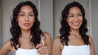 How I Style My Naturally WavyCurly Hair type 2a2b #Shorts