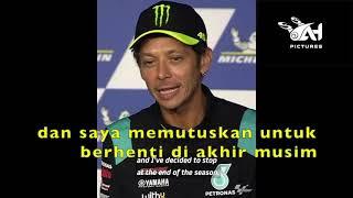 Rossi Pensiun Sub Indo  Kata-kata Terakhir Rossi 46 Di Akhir Musim Panas