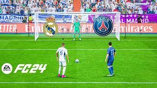 Real Madrid vs Paris SG  FC 24 Penalty Shootout