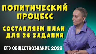 ПОЛИТИЧЕСКИЙ ПРОЦЕСС ЕГЭ 2023  РАЗБИРАЕМ ТЕМУ СОСТАВЛЯЕМ ПЛАН  #егэобществознание