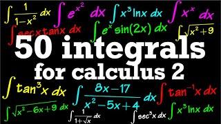 the ultimate integral starter u sub IBP trig sub partial fractions & more