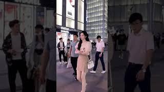 cute asian chinese girl dress street abg