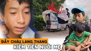 Cha bỏ theo tình mới con phải đẩy cháu trên xe tự chế Lang thang kiếm sống  Bùi Hồ TV