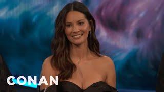 Olivia Munn On The Struggles Of Working With Men  CONAN on TBS