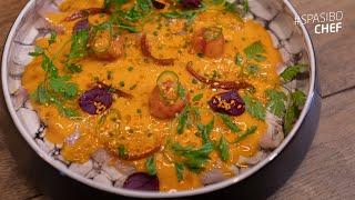 Смешанная кухня - Nordic и Nikkei. Рыба в пряном соусе из томатов