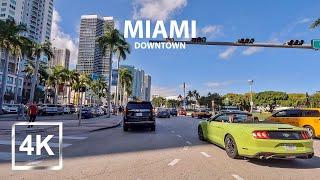 4K Driving in Downtown Miami - Vice City - Day Drive - HDR - 2023 - USA part 1