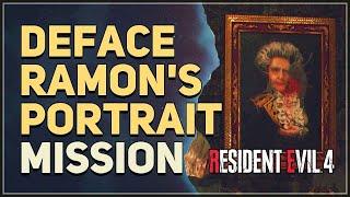 Deface Ramons Portrait Resident Evil 4 Remake