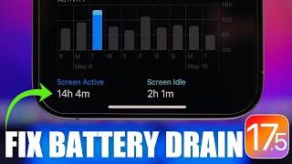 iOS 17.5 - How To FIX Battery DRAIN on iPhone