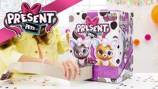 PRESENT PETS  FIRST LOOK UNBOXING and Learn How To Play