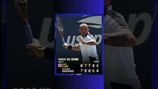 Tennis US Open 2024 DAN EVANS WINS THE LONGEST MATCH IN US OPEN HISTORY #shorts