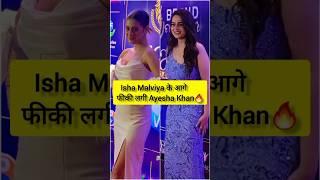 #ayeshakhan and #ishamalviya arrive at global excellence awards  #biggboss #abhishek #manara #viral