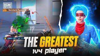 THE GREATEST 1versus4 PLAYER ALIVE*Aggression  BGMI 3.2 Domination 