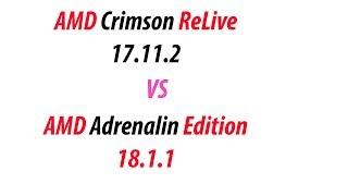 Testing AMD Crimson VS AMD Adrenalin in 5 games