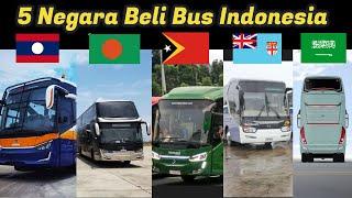 5 Negara Yang Membeli Bus Buatan Indonesia